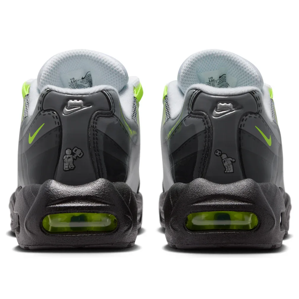 Кроссовки (PS) Nike x LEGO Air Max 95 'Neon', черный — фото 3