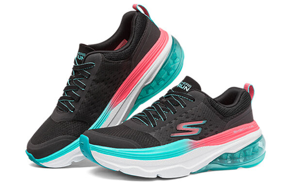 Кроссовки max cushioning air 'black green' Skechers, черный — фото 3