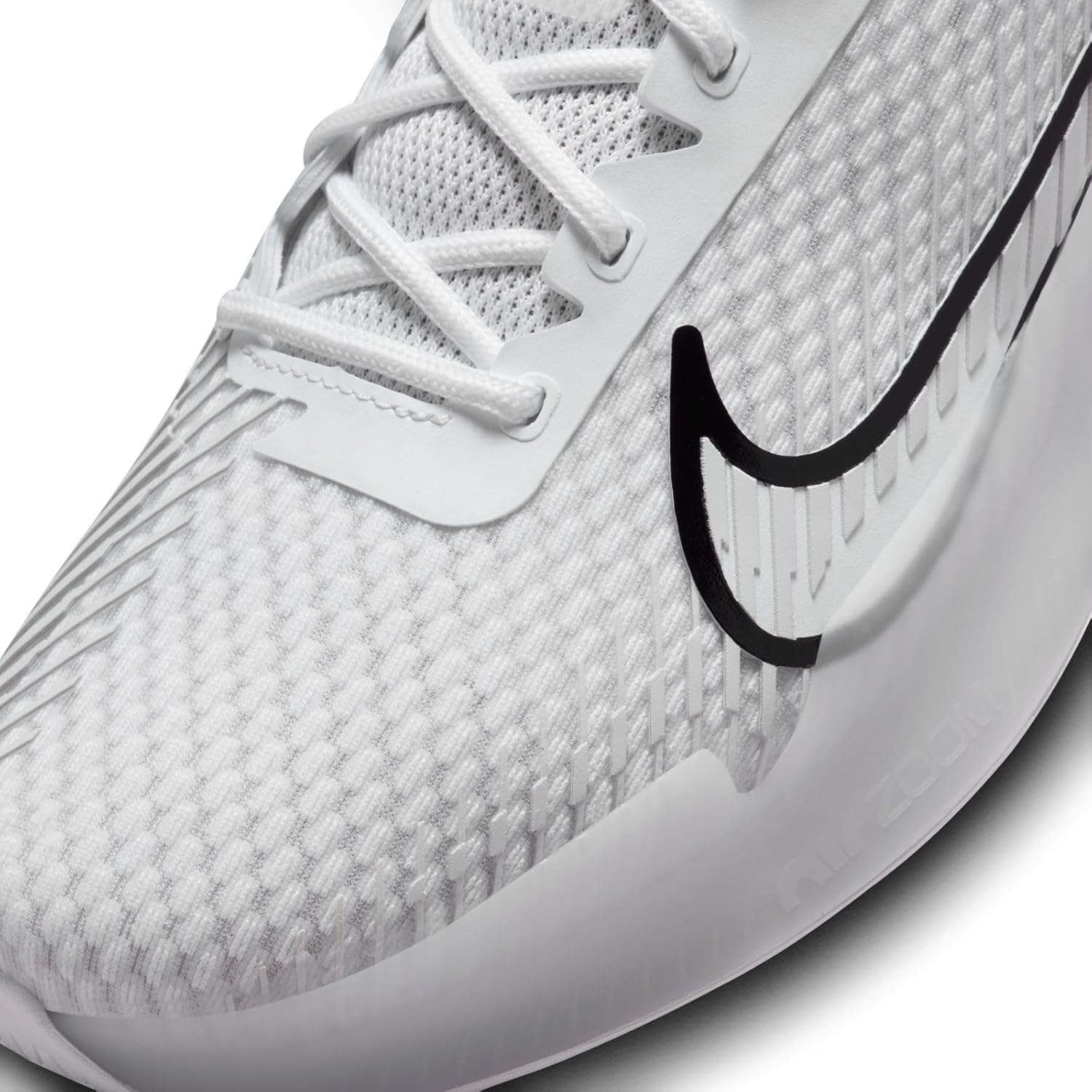 Мужские кроссовки Nike Zoovapor 11 HC на шнуровке, White Black Summit White — фото 4
