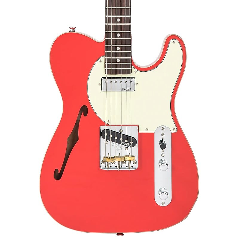 

Электрогитара Vintage Reissued V72FR Semi-Hollow Firenza Red