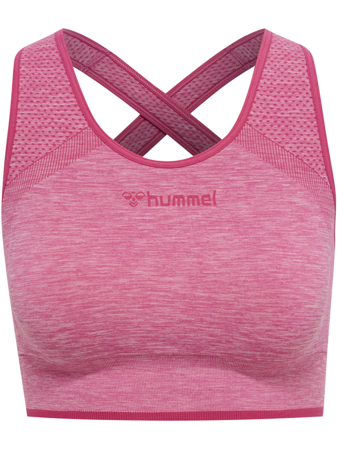 

Топ Hummel Sportoberteil Hmlmt Una Seamless Sports, цвет AZALEA PINK MELANGE