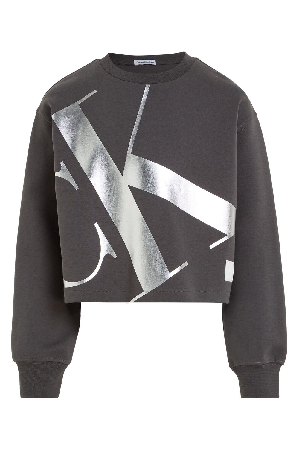 

Джинсы-Свитшот с монограммой Calvin Klein Mercury Calvin Klein Jeans, серый