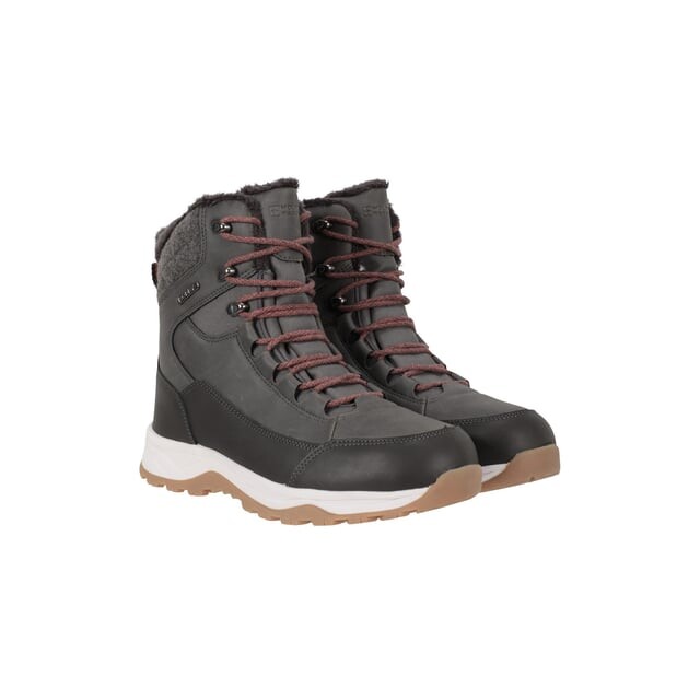 Женские зимние ботинки из тундровой кожи Mountain Warehouse, хаки