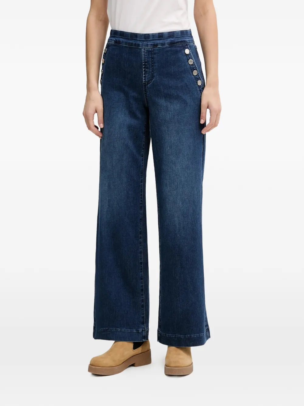 

Джинсы из денима с пуговицами Joseph Ribkoff, синий