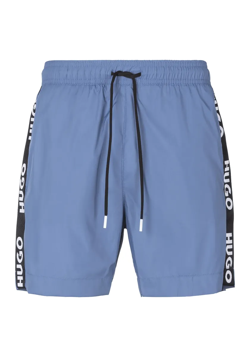 

Купальные шорты HUGO Underwear "FAB", с поясом на кулиске, цвет Medium_Blue_427