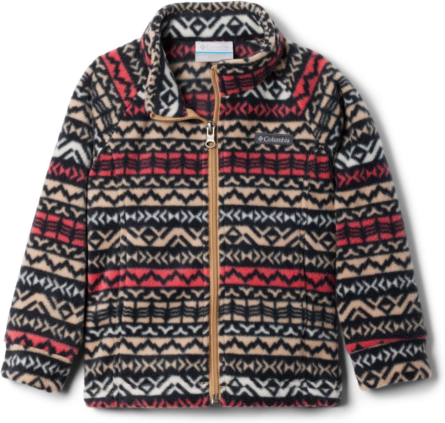 

Детская флисовая куртка Columbia Kids Benton Springs II с принтом, Canoe Madras