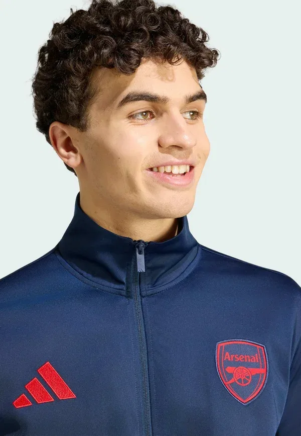 Тренировочная куртка Adidas Performance Arsenal fc dna track top, цвет темно-синий — фото 4