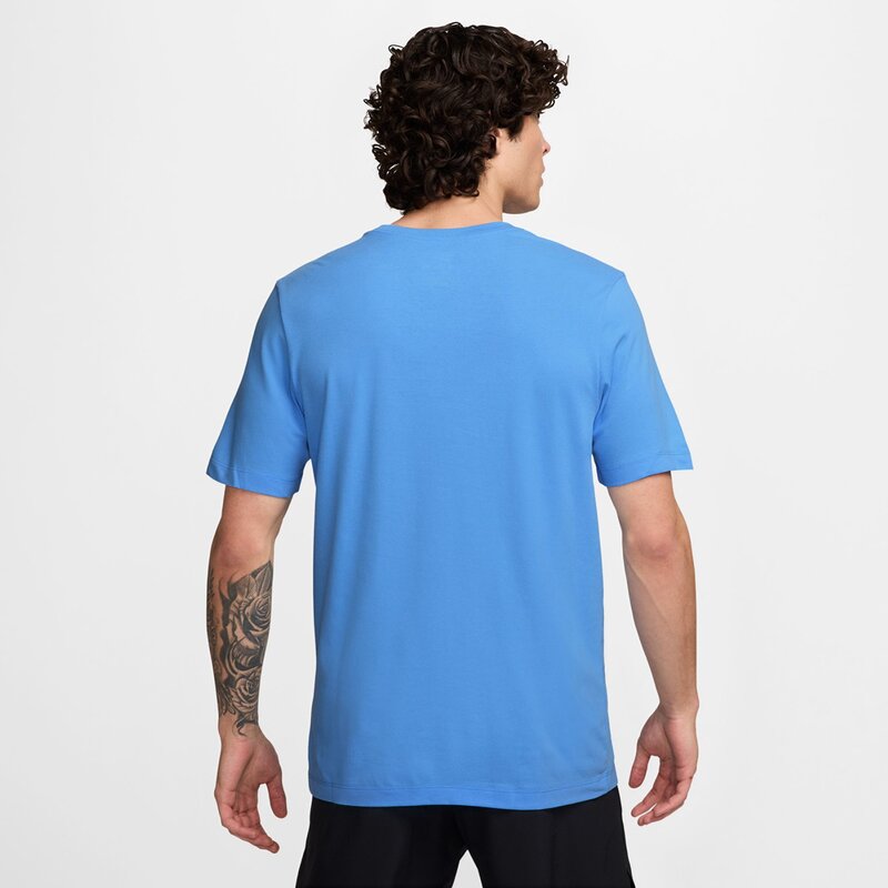 Футболка m nk df tee brand read Nike, синий — фото 2