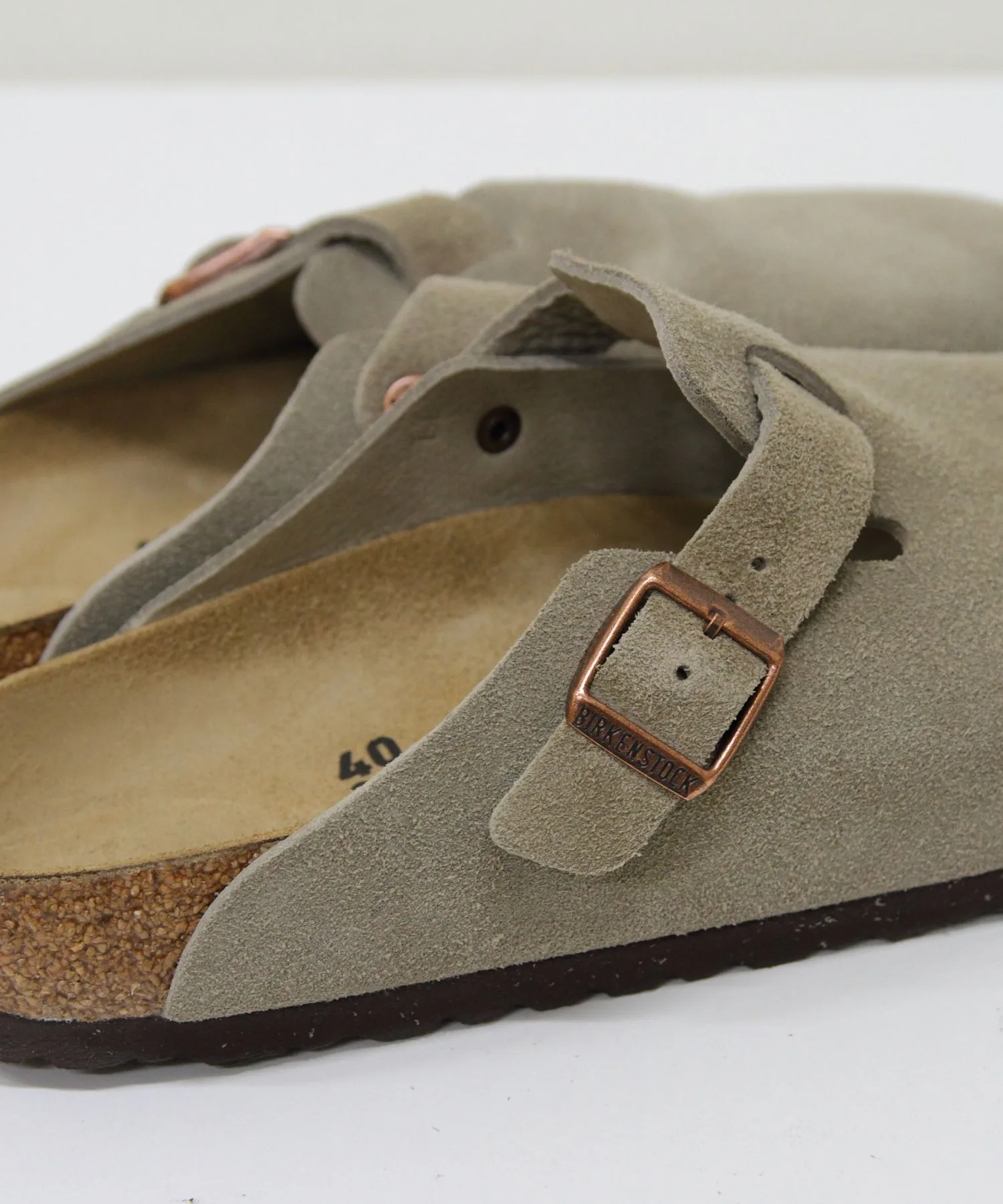 Универсальные сандалии Boston Regular Fit BIRKENSTOCK светлый бежевый — фото 3