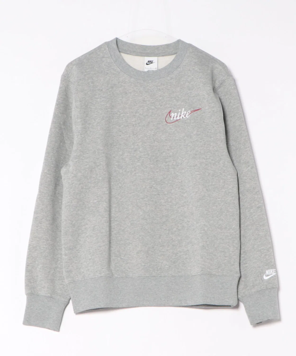 Свитшот Nike Club Crew с начесом, серый