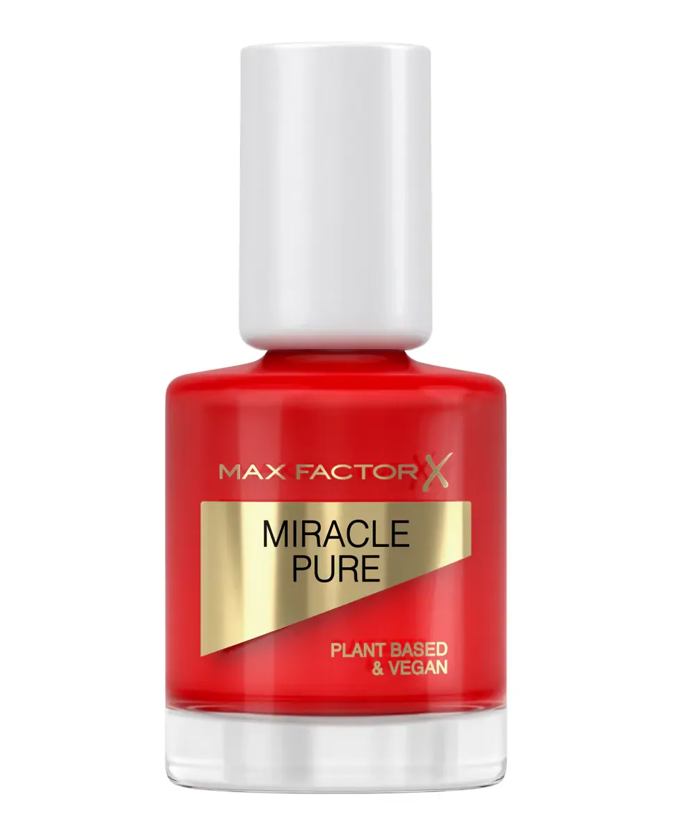 Лак для ногтей Miracle Pure на растительной основе и веганский Max Factor, 305 Scarlet Poppy
