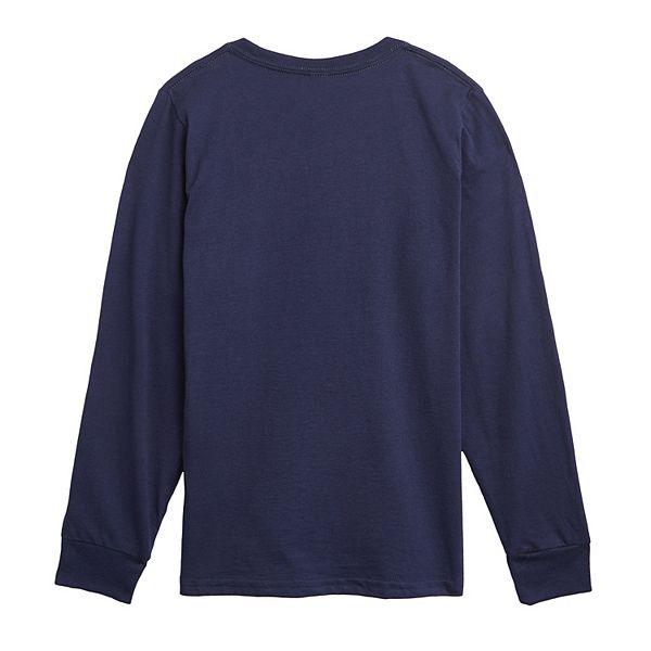 

Футболка с длинным рукавом Wicked for Good Glinda Florals & Bubbles для мальчиков 8-20 Licensed Character, Navy