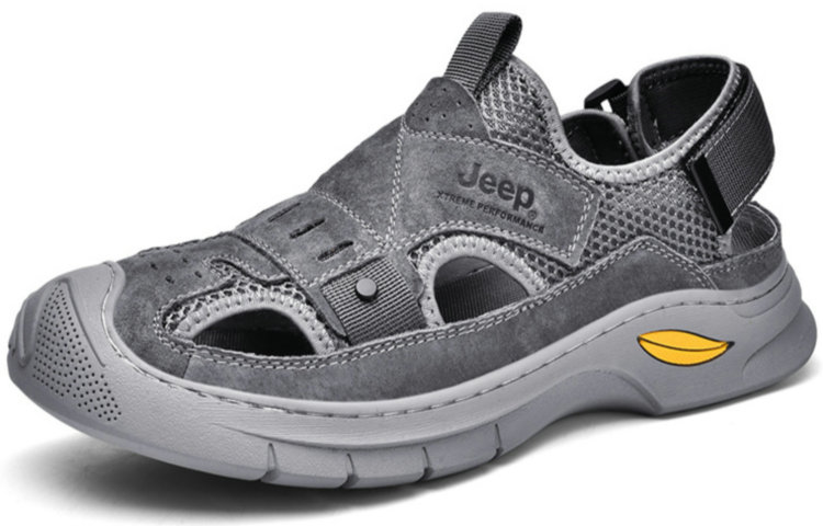 Jeep Мужские треккинговые туфли River серые, цвет Gray — фото 4