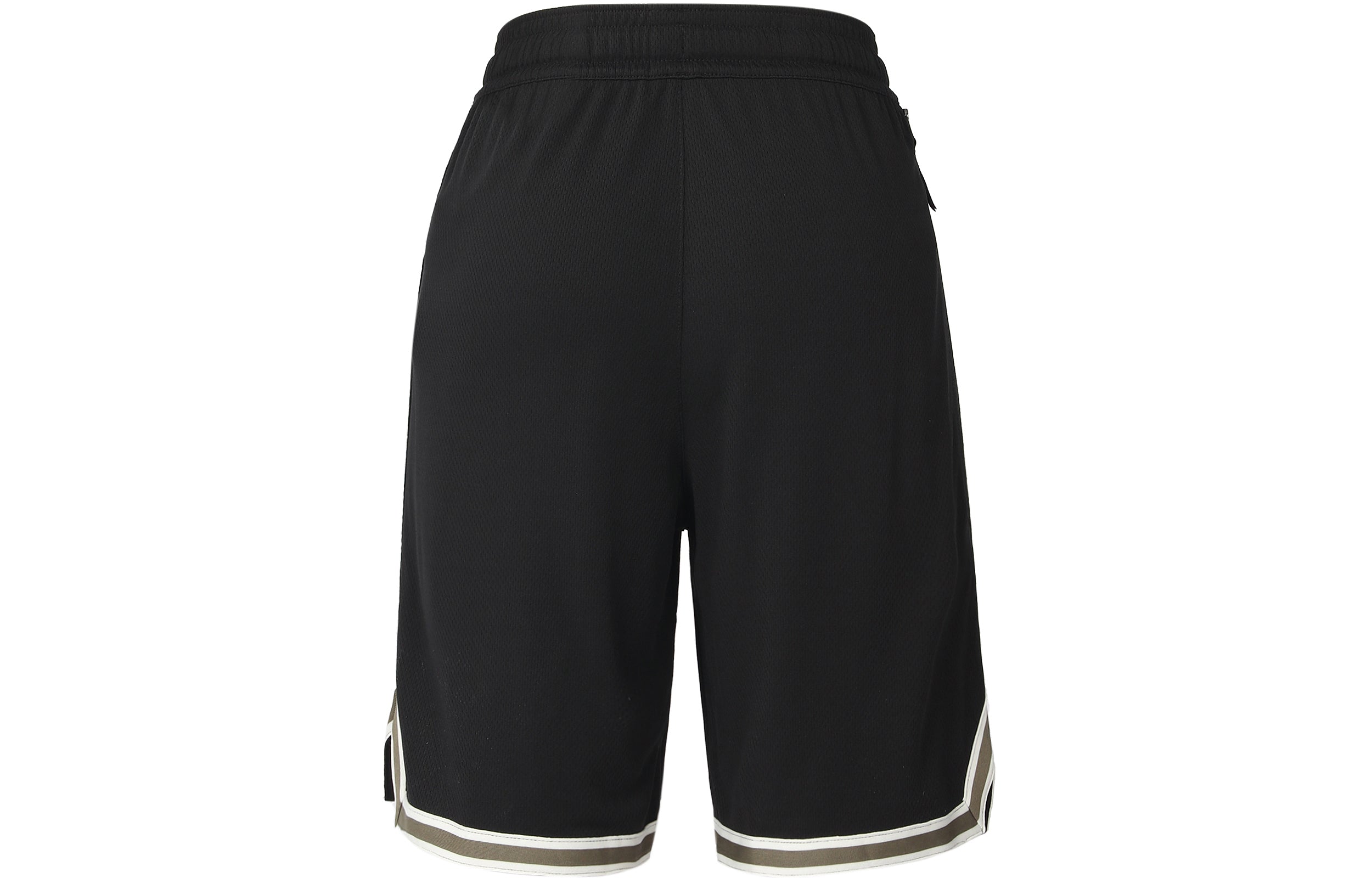 Шорты Men's Nike Brand Logo Alphabet Printing Pattern Drawstring Elastic Waistband Basketball Shorts Black DX6138-010 — фото 2