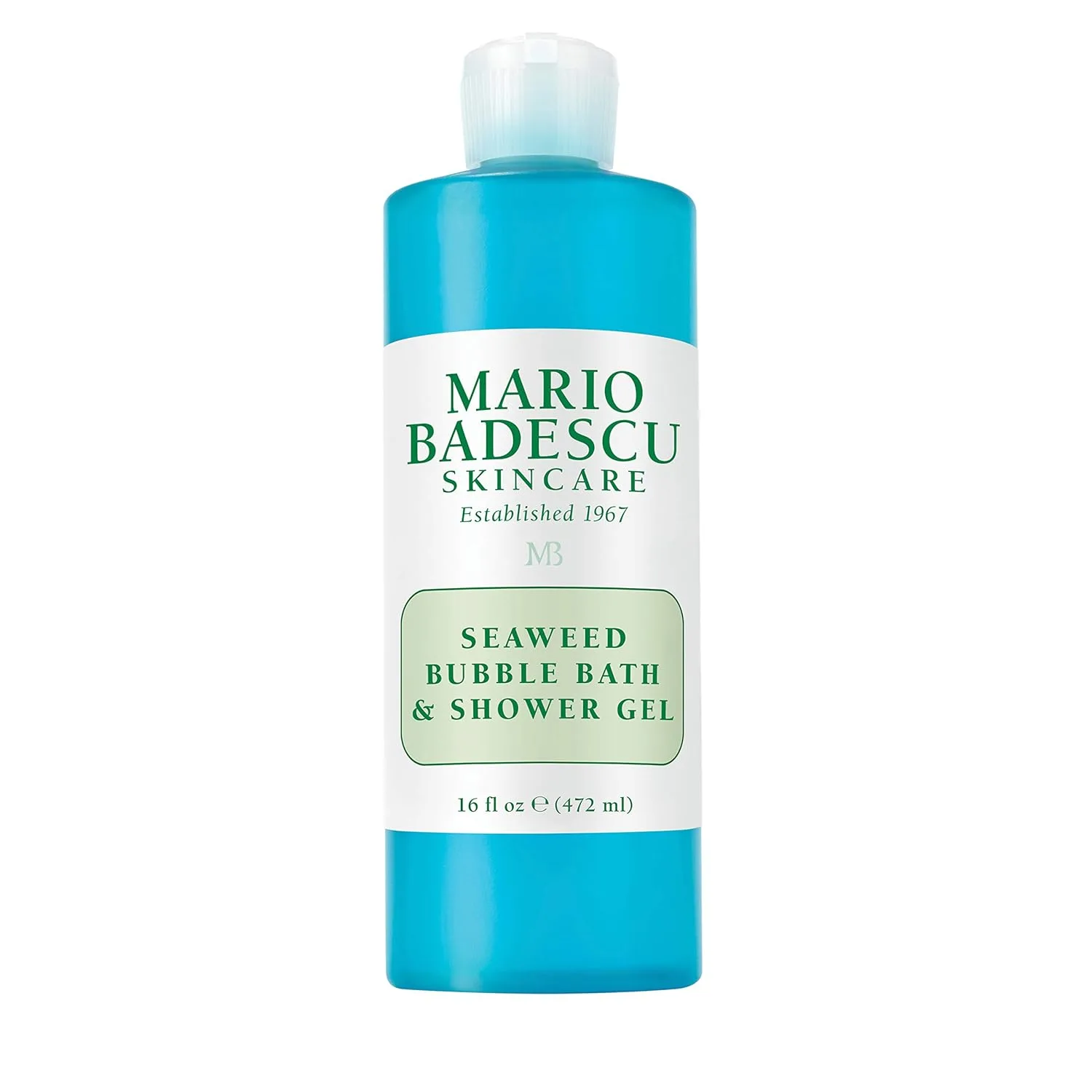 Mario Badescu Seaweed Bubble Bath & Shower Gel - 2-в-1 увлажняющий гель для душа для мужчин и женщин с морским ароматом 473 мл (1 шт.)