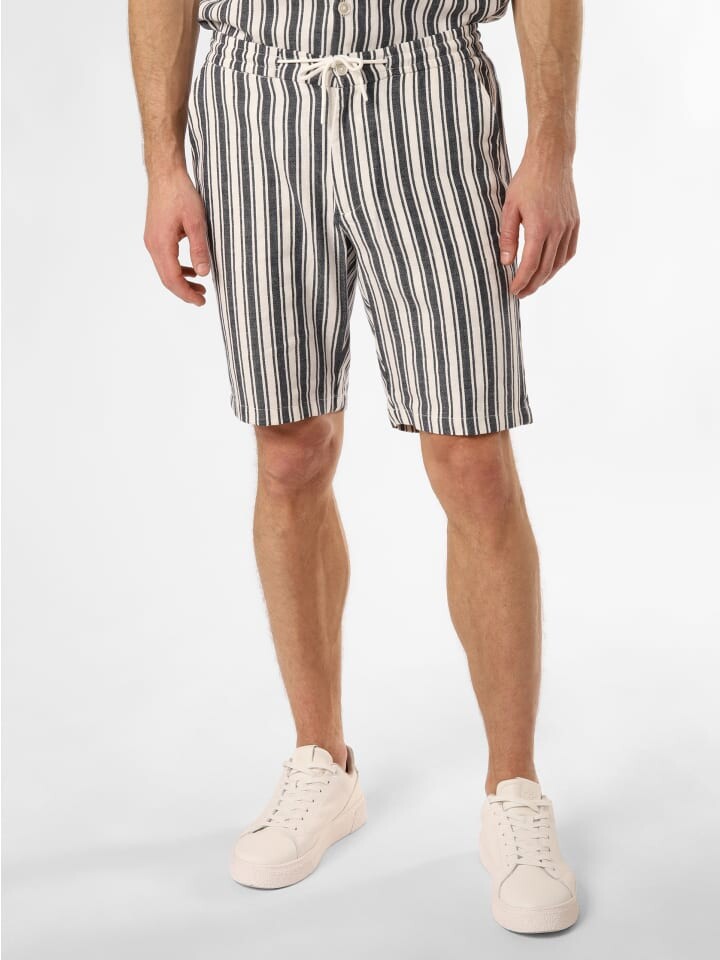 

Тканевые брюки Finshley & Harding London Baukasten Shorts Cox, цвет marine weiß