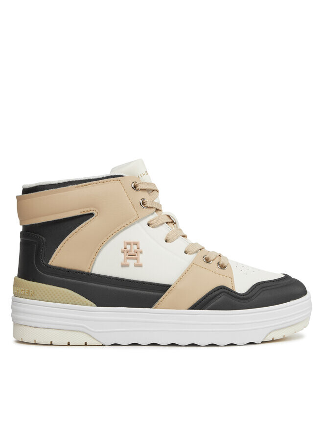 

Кроссовки Th Basket Sneaker Hi Tommy Hilfiger, бежевый