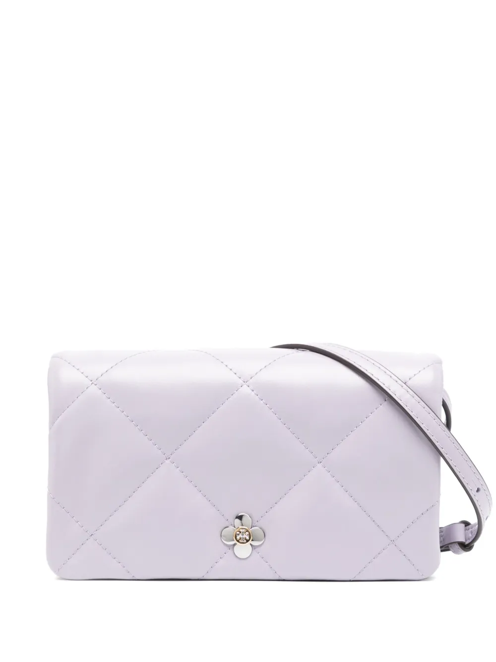 

Кошелек Kira Clover с цепочкой Tory Burch, фиолетовый