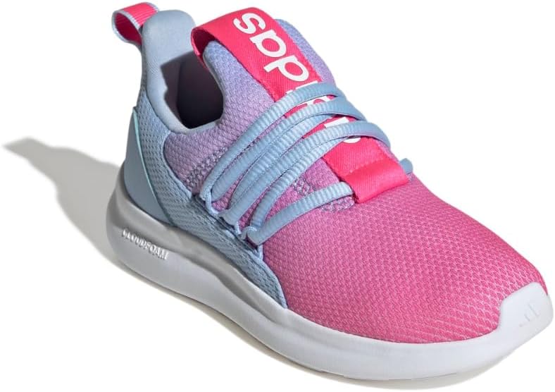 

Беговые кроссовки adidas Kids Lite Racer Adapt 7.0, белый/синий/розовый