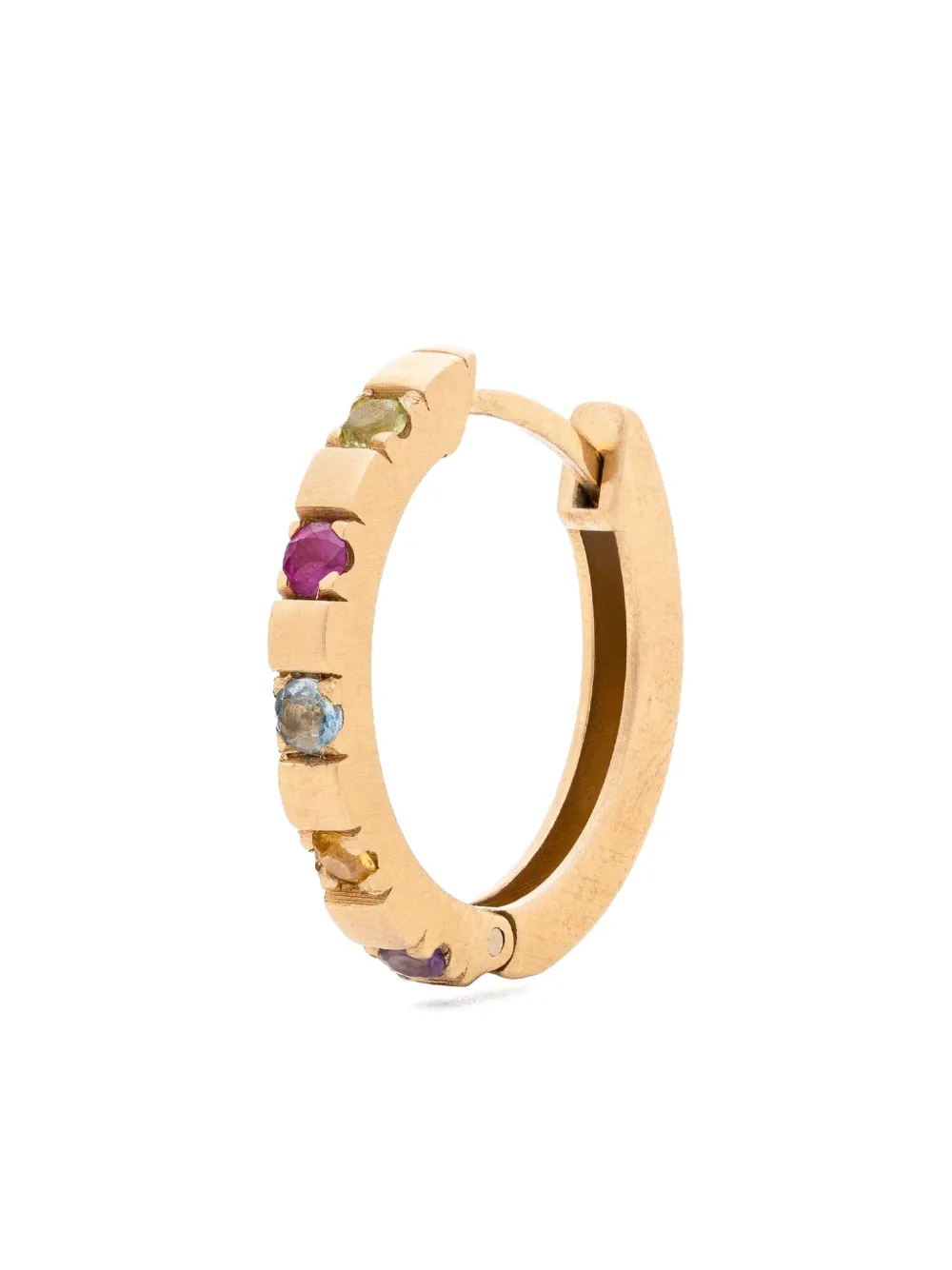 

Серьга Shiraz Rainbow из желтого золота 14 карат с бриллиантами Ashaha, желтый