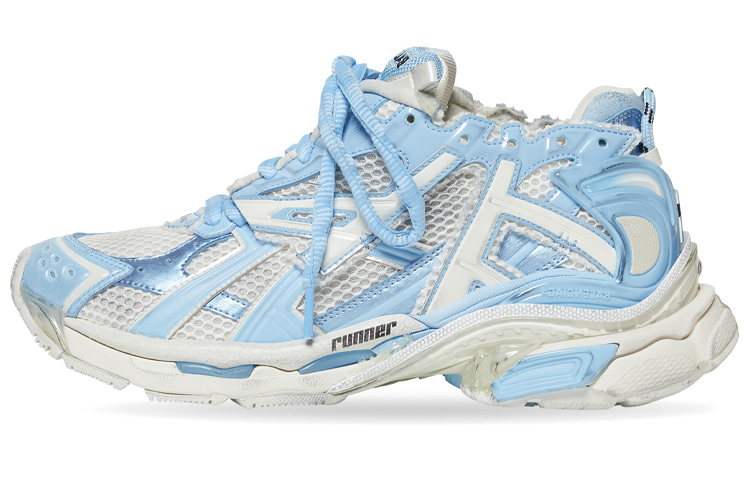 Кроссовки Balenciaga Runner Lifestyle, голубой