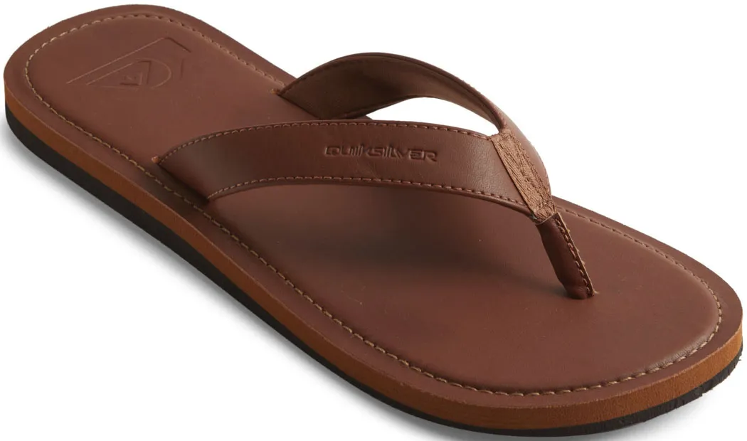 

Шлепанцы Quiksilver "MOLOKAINUBUCII SNDL", красный