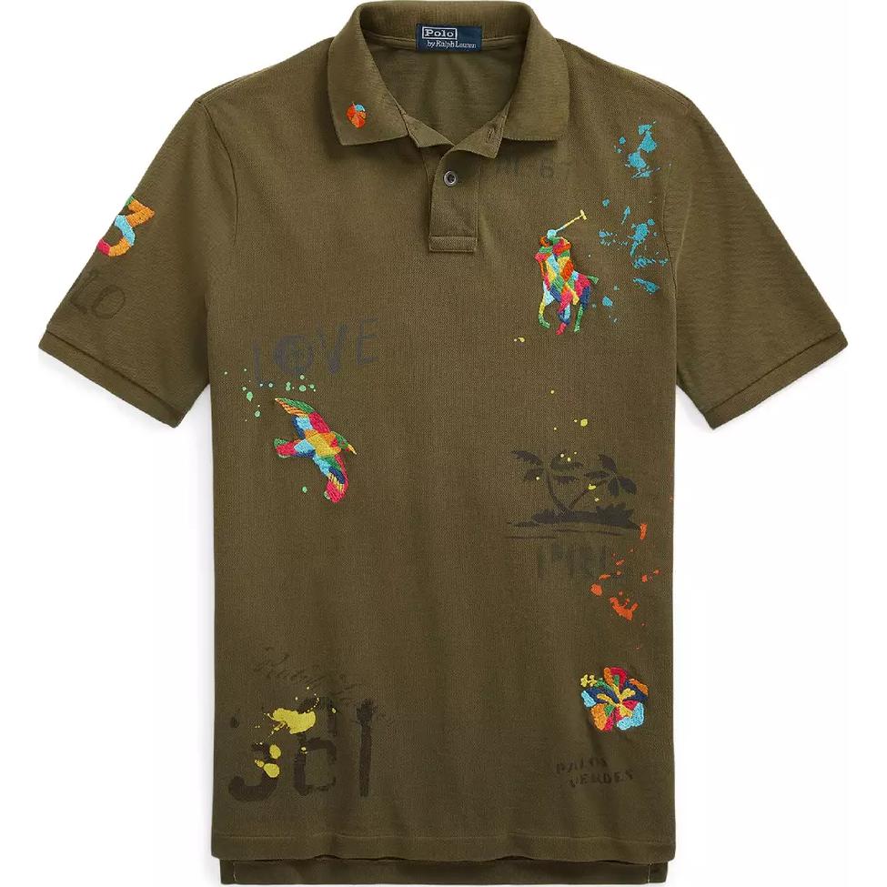

Зеленая поло Polo Ralph Lauren Мужская