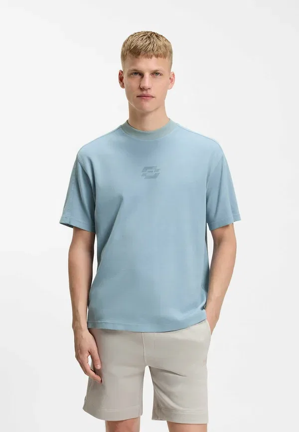 Футболка Te_Techno basic t-shirt Boss, светло-голубой