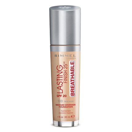 

Rimmel London Lasting Finish Breathable Foundation 103 True Ivory 30 мл.