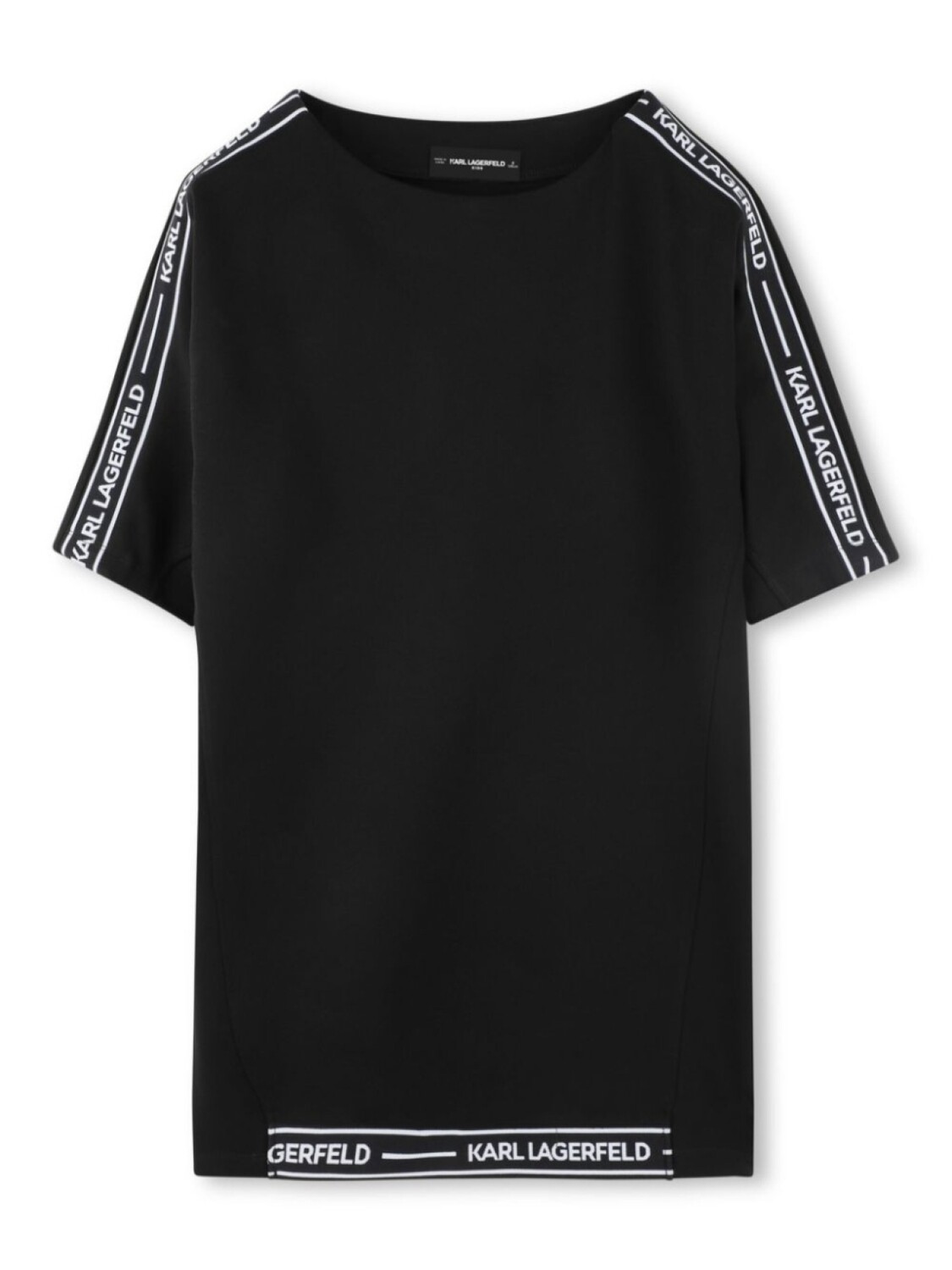 

Karl Lagerfeld Kids платье с логотипом, черный