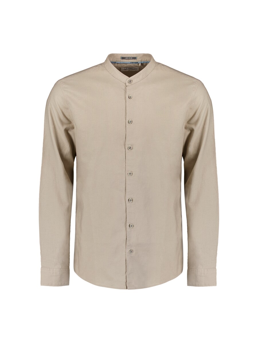 

Рубашка на пуговицах классического кроя No Excess, бежевый
