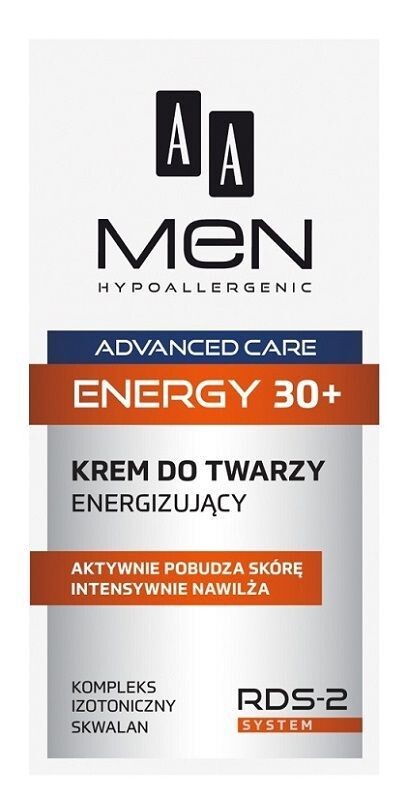 

AA Men Advanced Care 30+ крем для лица, 50 ml