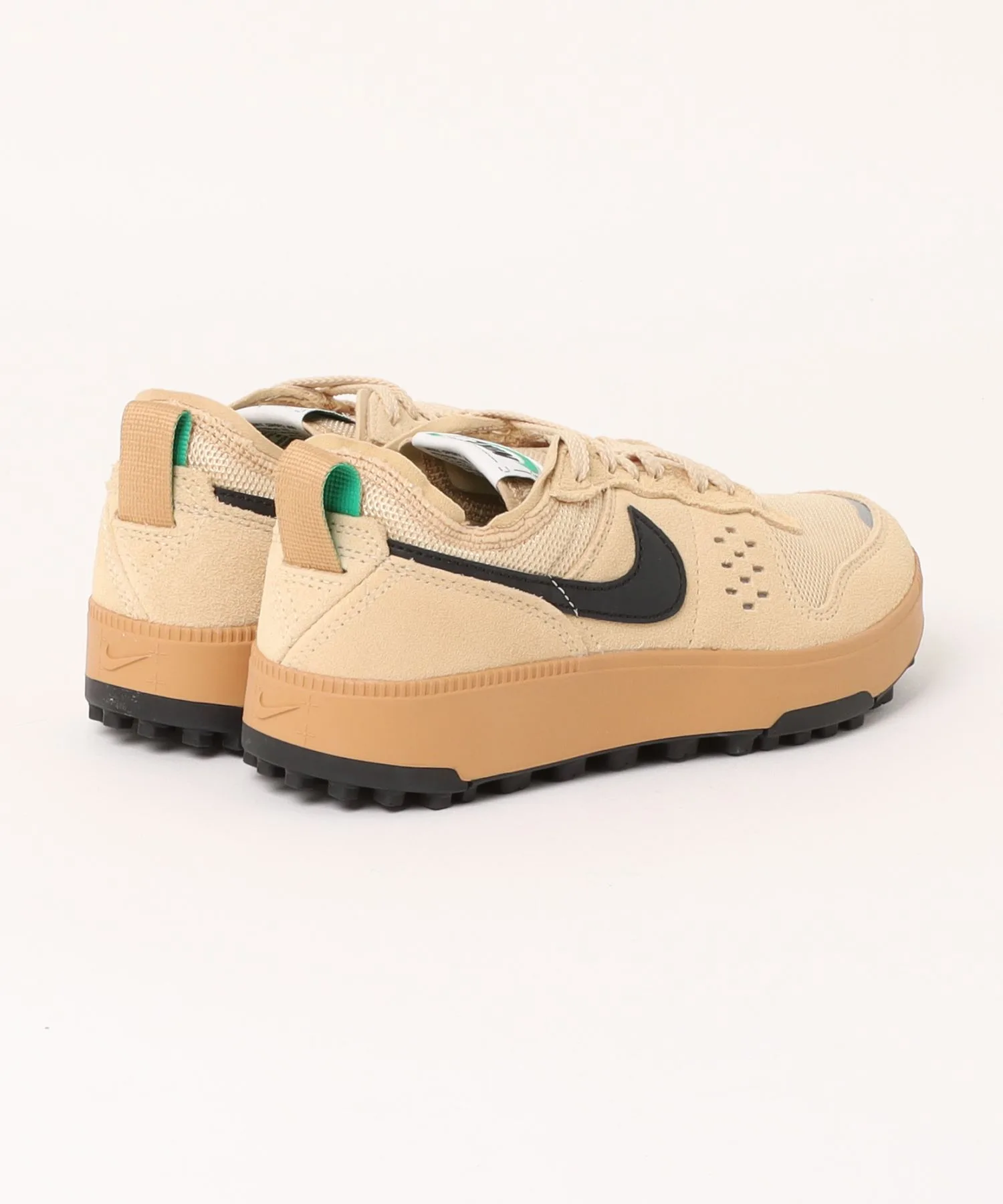 Мужские кроссовки из натуральной кожи C1TY MFZ3863A NIKE бежевые — фото 2