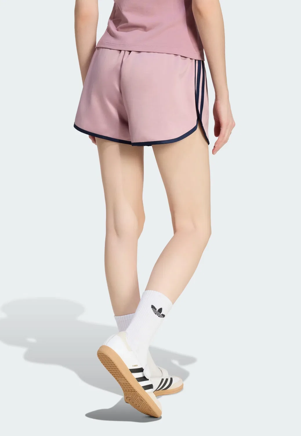Шорты Adidas Originals Regular, сиреневого цвета — фото 3