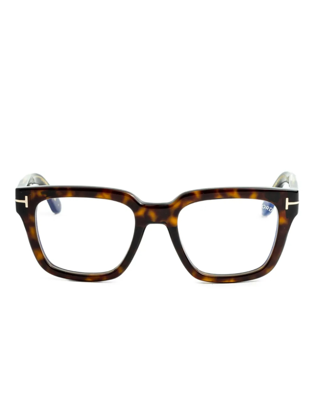 

TOM FORD Eyewear square-frame очки, коричневый