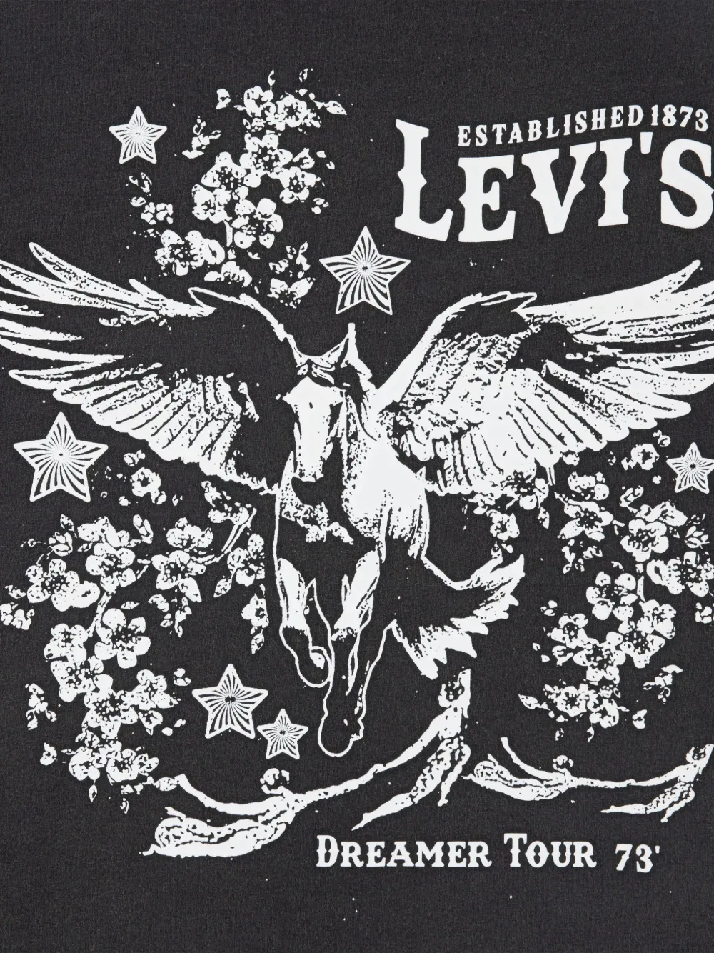 Футболка с круглым вырезом и принтом Levi'S Kids, черный — фото 3