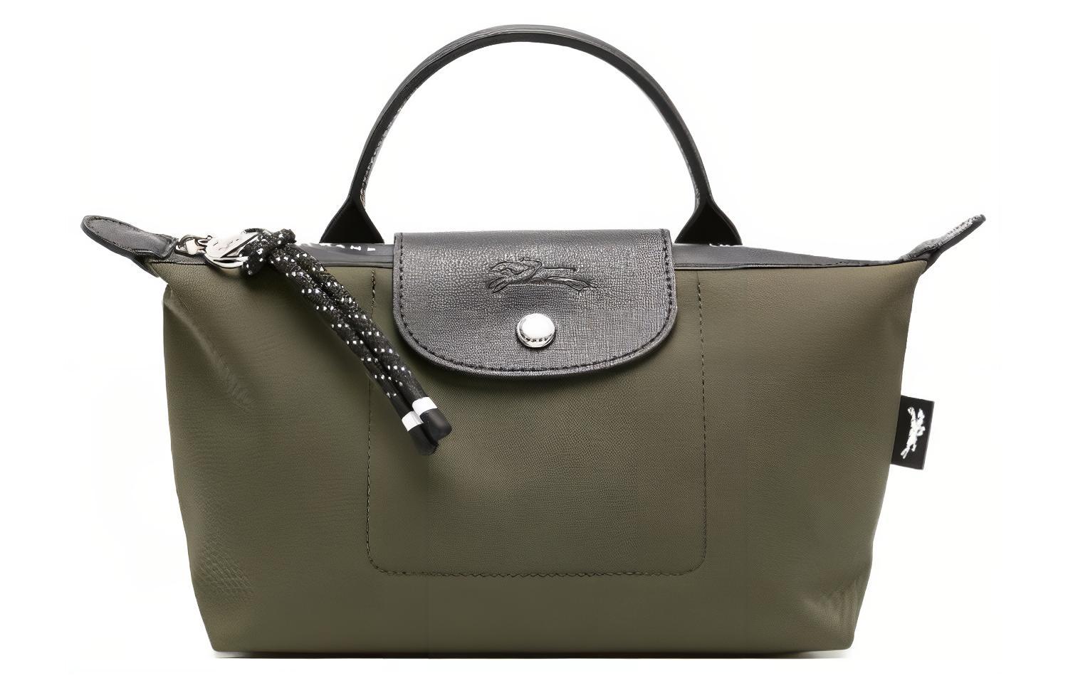 

Сумка-шоппер X Econyl Le Pliage Energy с логотипом LONGCHAMP, цвет хаки