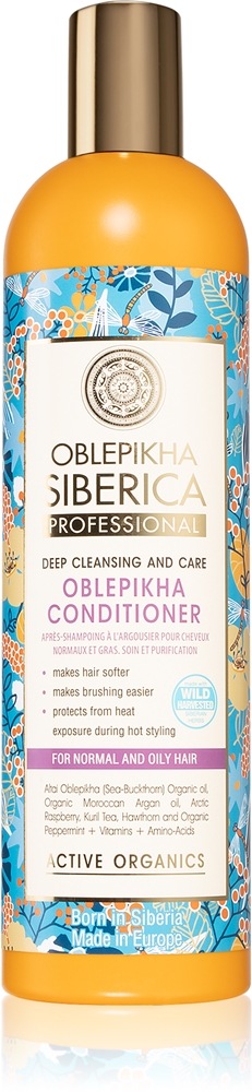 

Кондиционер глубокого очищения «Облепиха» для нормальных и жирных волос Natura Siberica, 400 мл
