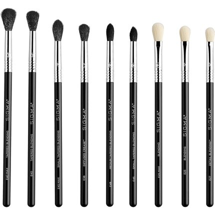 

Набор кистей для растушевки Sigma Beauty Deluxe, набор кистей для теней профессионального уровня, 9 кистей