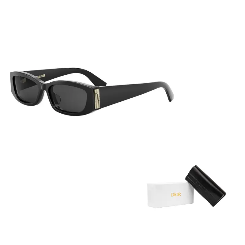 

DIOR Прямоугольные солнцезащитные очки с пластиковой оправой Unisex Black, Black