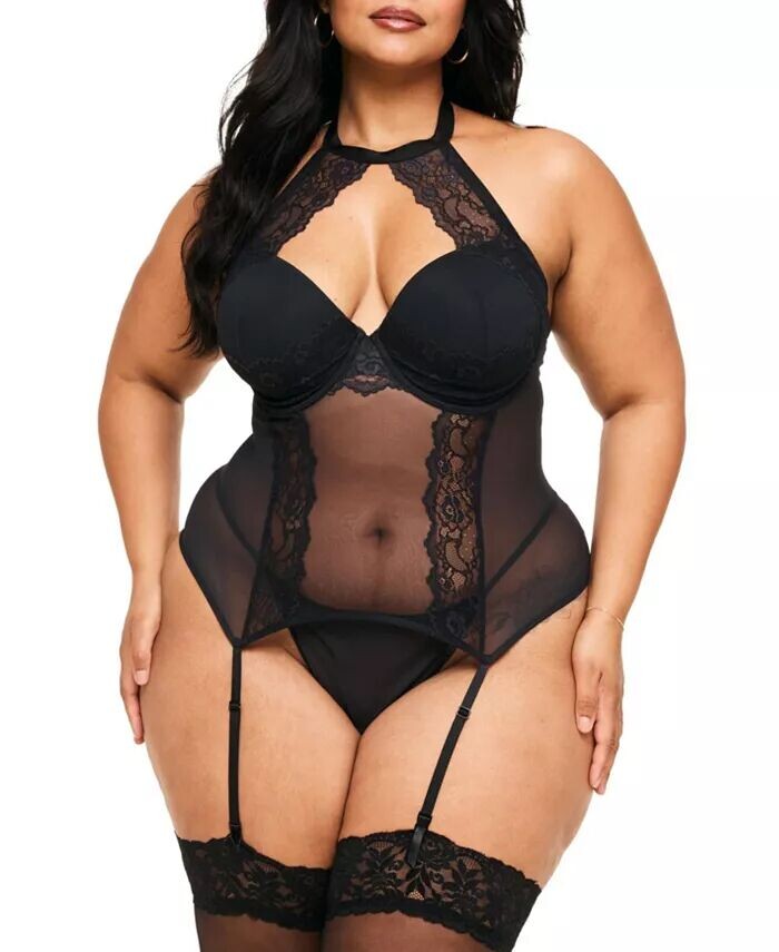 

Женское бюстье Shelly Contour Plunge Adore Me, черный