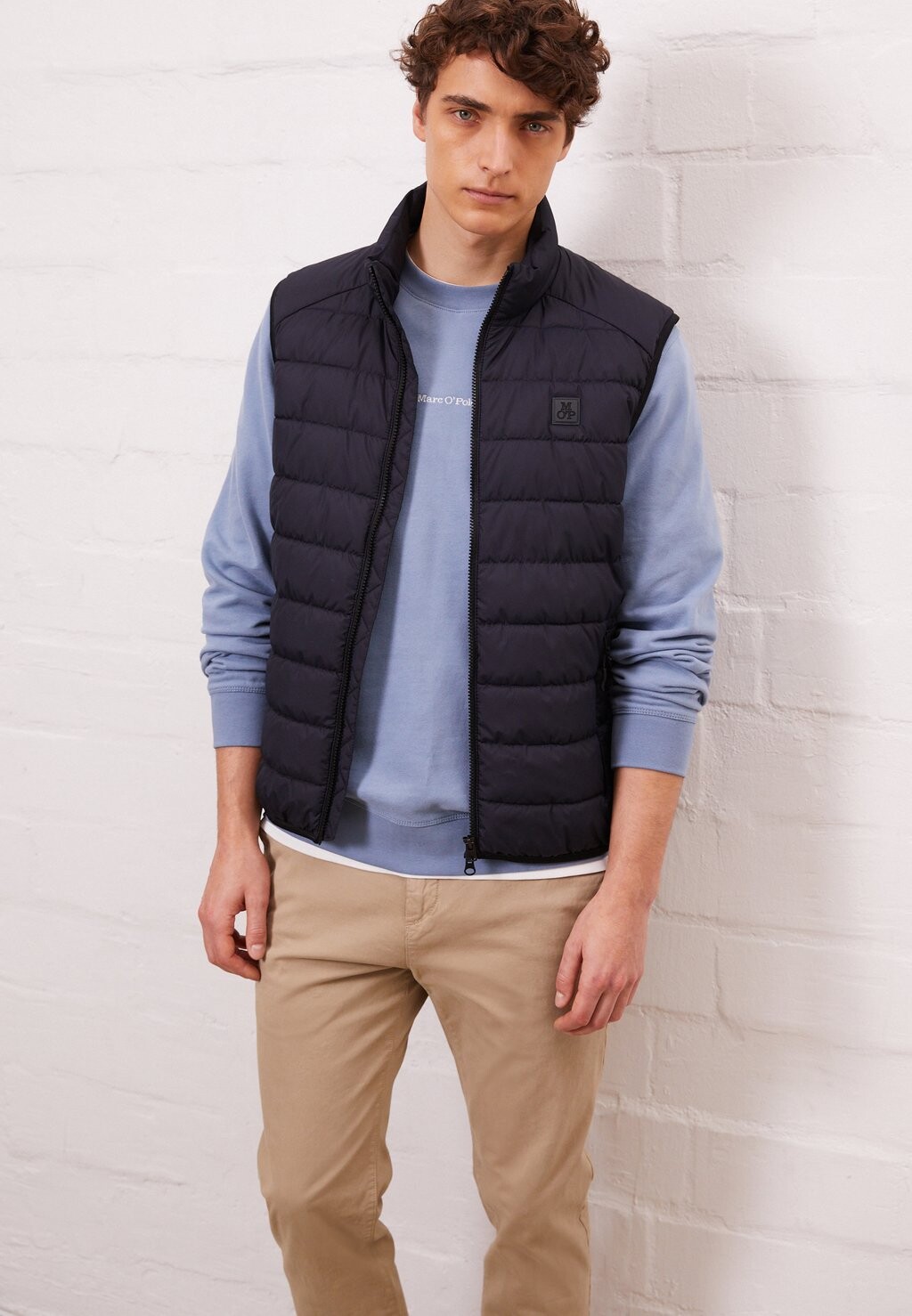 

Жилет Marc O'Polo VEST REGULAR FIT STAND UP COLLAR, цвет Dark Night, Серый, Жилет Marc O'Polo VEST REGULAR FIT STAND UP COLLAR, цвет Dark Night