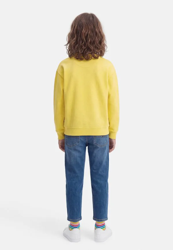 Толстовка с круглым вырезом и логотипом из махровой ткани Tommy Hilfiger, Yellow Dahlia — фото 2
