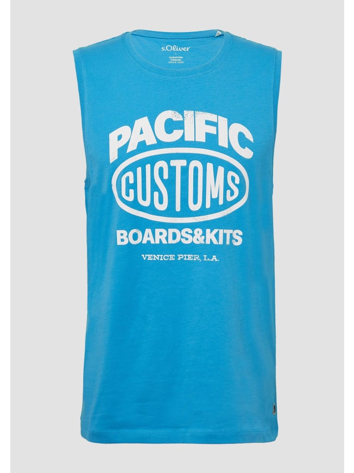 

Футболка в цвете 62D1_turquoise s.Oliver, Синий, Футболка в цвете 62D1_turquoise s.Oliver