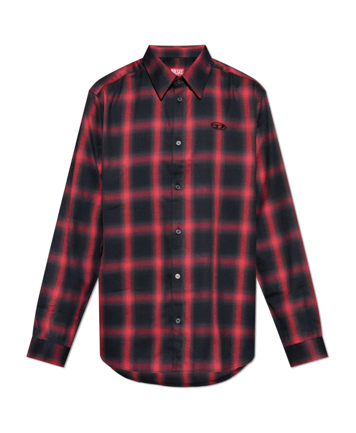 

Футболка S-Simply-Check-Hgbt Diesel, красный