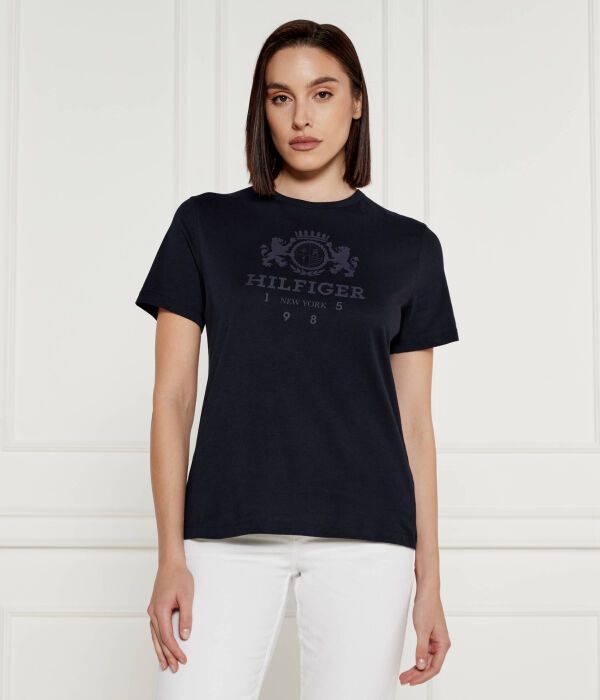 

Футболка женская Tommy Hilfiger с принтом, синий