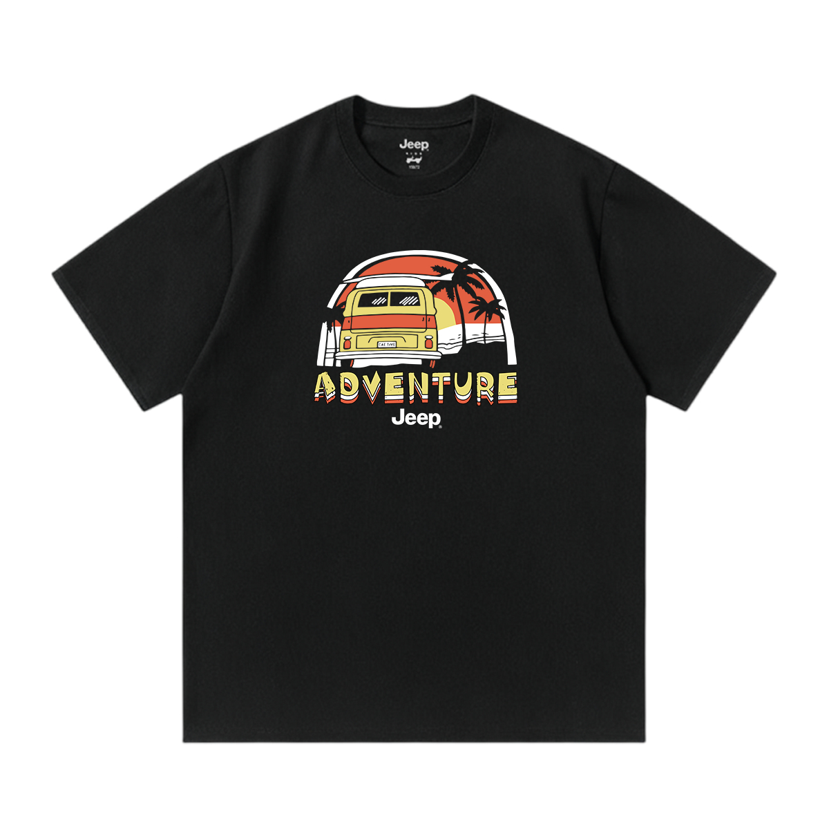 Футболка Unisex Crew Neck Moderate Jeep, sky синий — фото 2