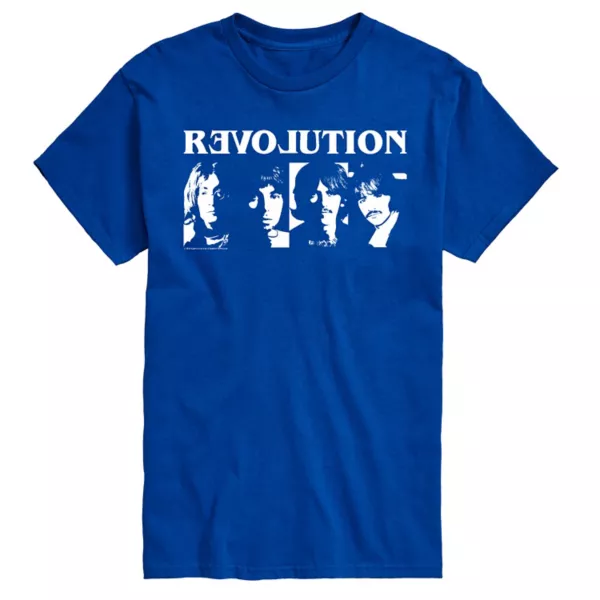

Футболка The Beatles Revolution от Big & Tall Licensed Character, синий