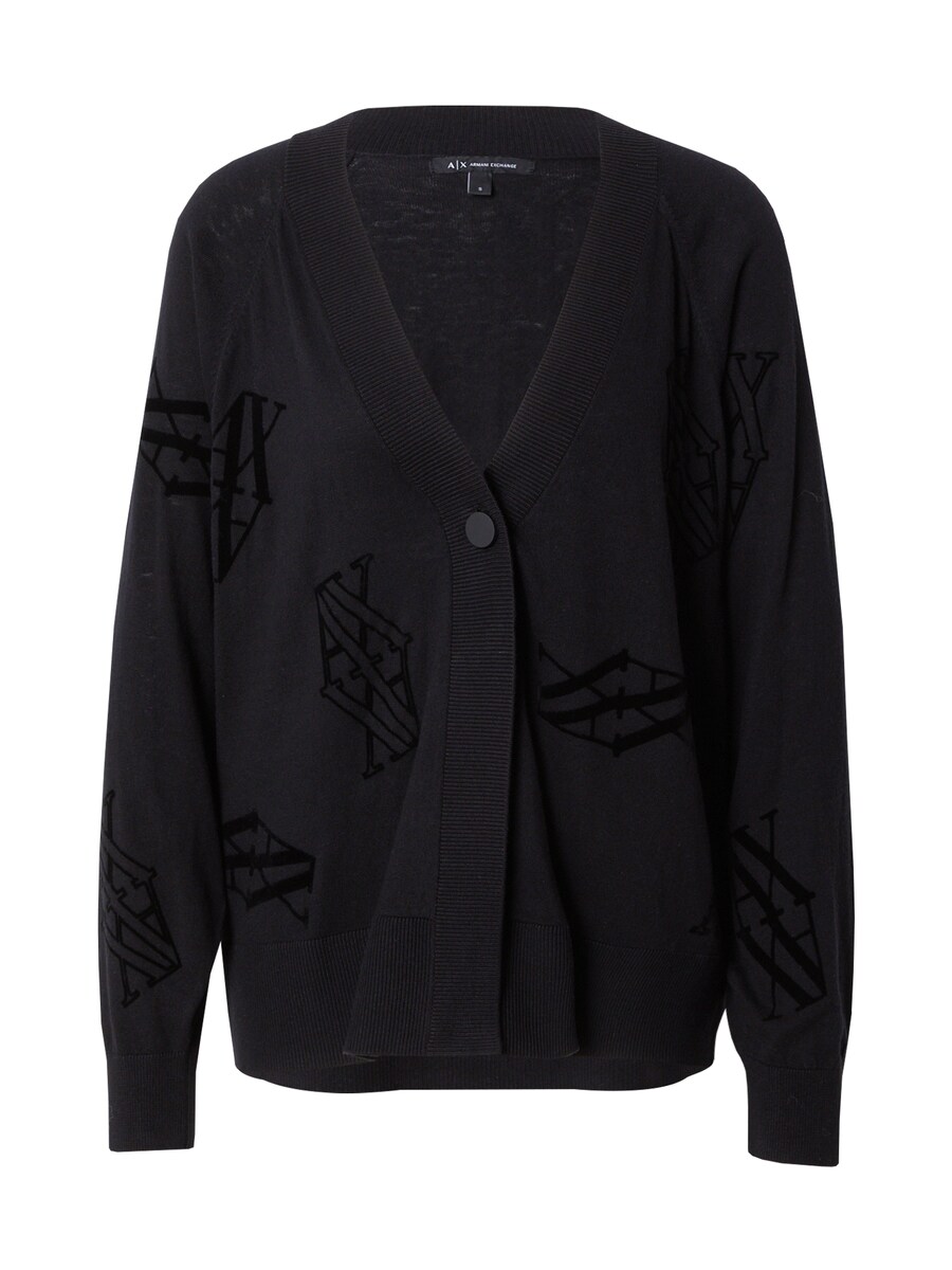 

Вязаный кардиган ARMANI EXCHANGE, черный