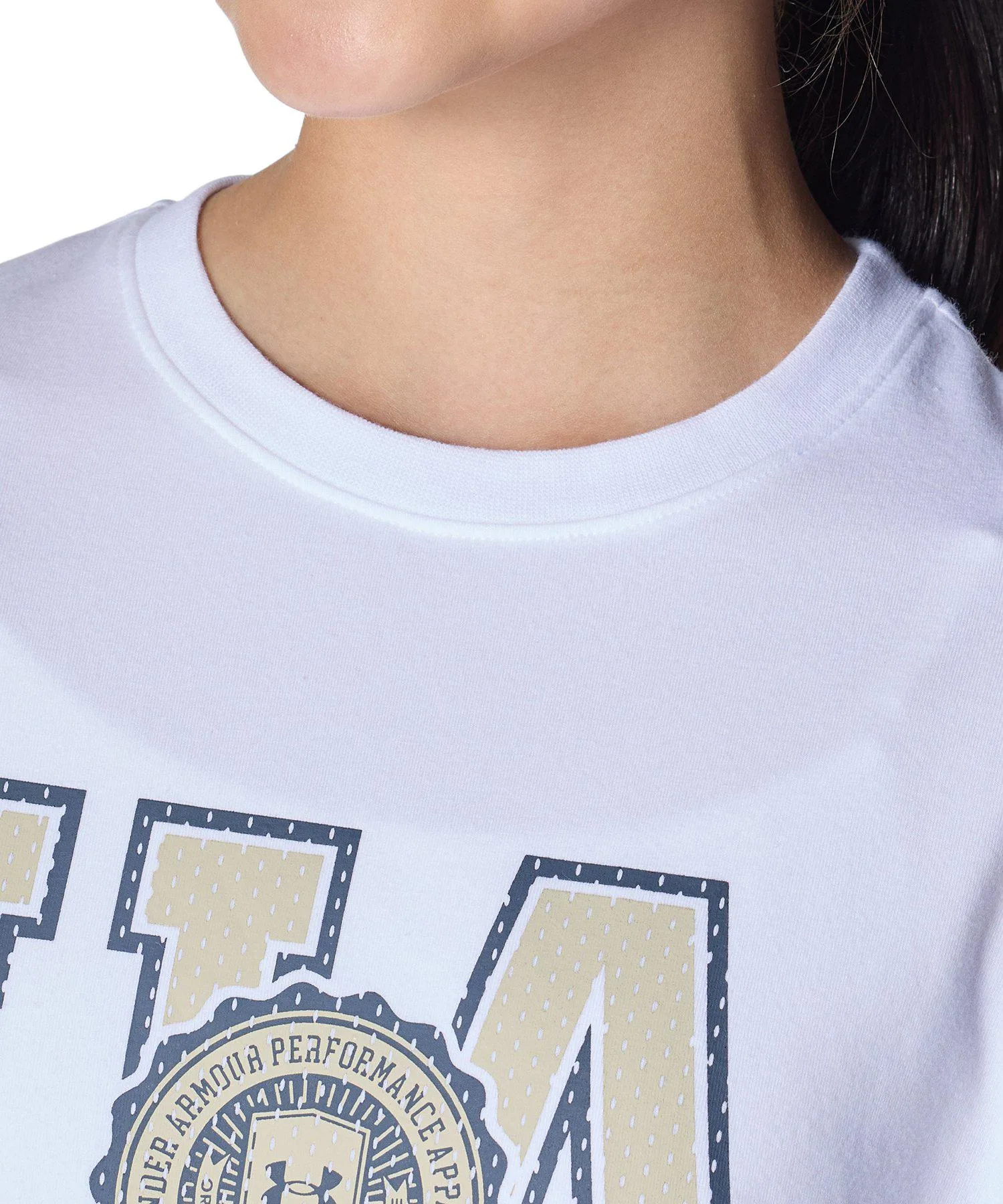 Детская футболка UNDER ARMOUR UA Performance Cotton Varsity Logo — фото 4